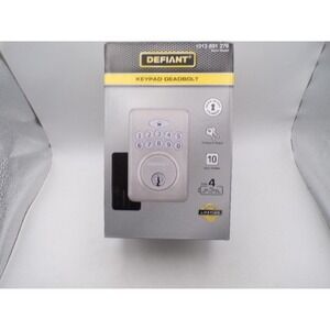 Defiant Electronic Keypad Deadbolt Satin Nickel Keyless Entry‎  Parts or Repair